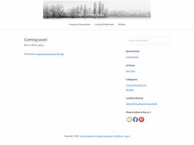 joyfullysharing.com snapshot