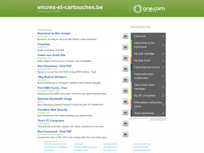 encres-et-cartouches.be snapshot