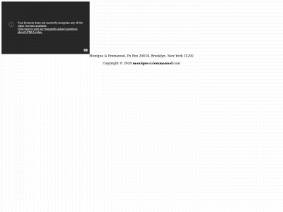 moniqueandemmanuel.com snapshot