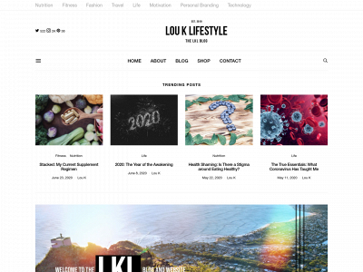 louklifestyle.com snapshot