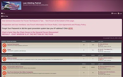 lawabidingpatriot.org snapshot