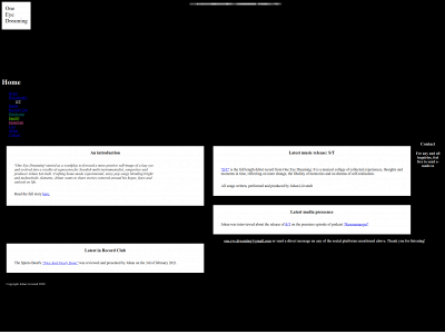 oneeyedreaming.com snapshot