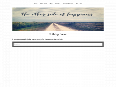 theothersideofhappiness.com snapshot