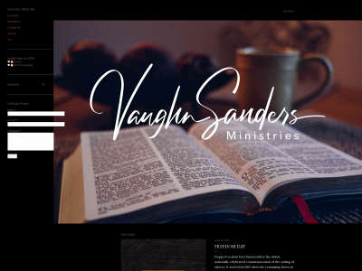 vaughnsanders.com snapshot