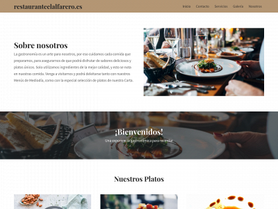 restauranteelalfarero.es snapshot