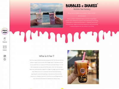 bubblesnshakes.com snapshot