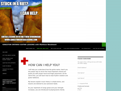 kingstonguitarlessons.com snapshot