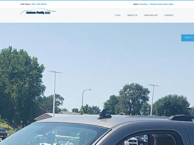 jacksonfamilyauto.com snapshot