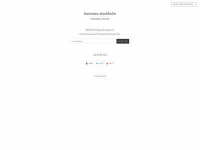 botanicastockholm.com snapshot