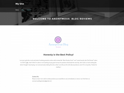 anonymousblogreviews.weebly.com snapshot