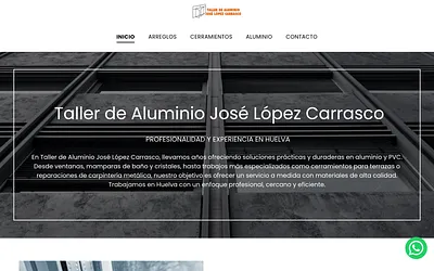aluminiojoselopez.es snapshot