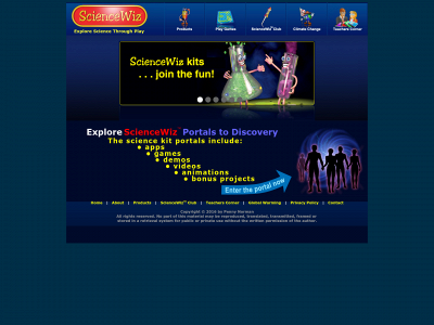 sciencewiz.com snapshot