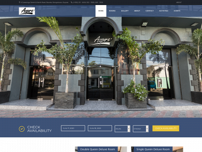 aspirehotelgy.com snapshot