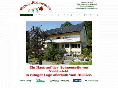 waldhaus-hochsauerland.de snapshot