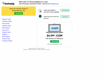 thestandjuiceco.com snapshot