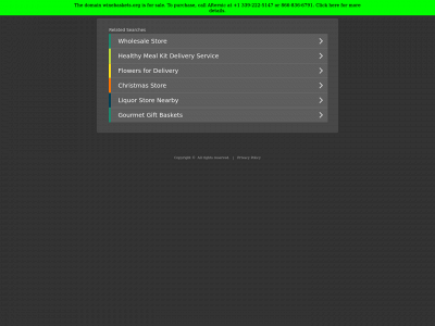 winebaskets.org snapshot