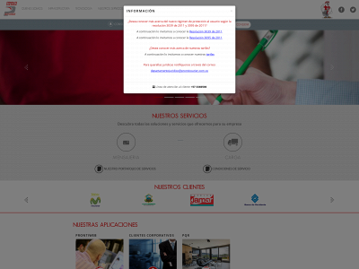 pronticourier.com.co snapshot