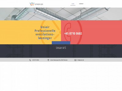 uniair.dk snapshot