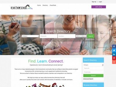 ready2homeschool.com snapshot
