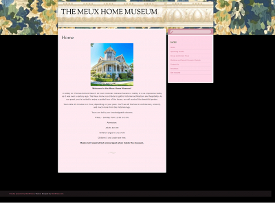 meuxhomemuseum.org snapshot