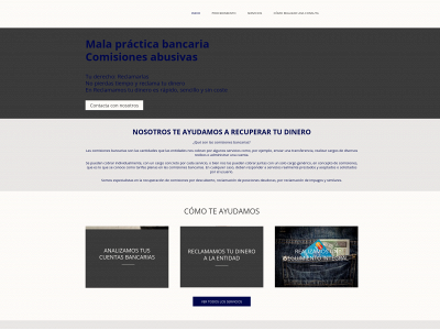 reclamamostudinero.com snapshot