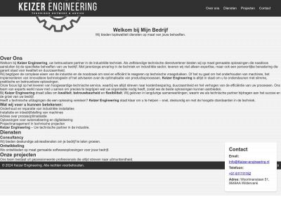 keizer-engineering.nl snapshot