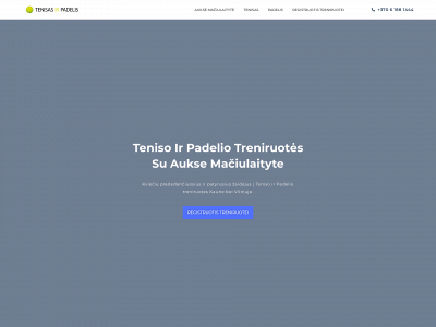 tenisasirpadelis.lt snapshot