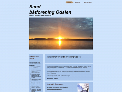 sandbatforening.no snapshot