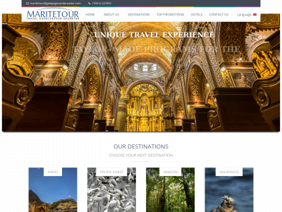galapagosandecuador.com snapshot