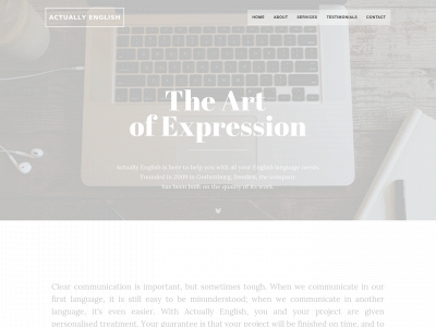 actuallyenglish.com snapshot