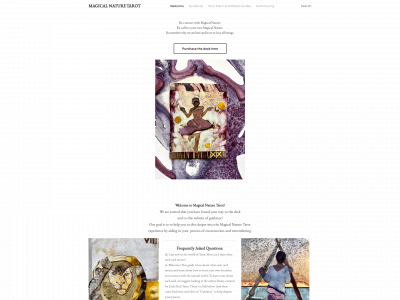 www.magicalnaturetarot.com snapshot