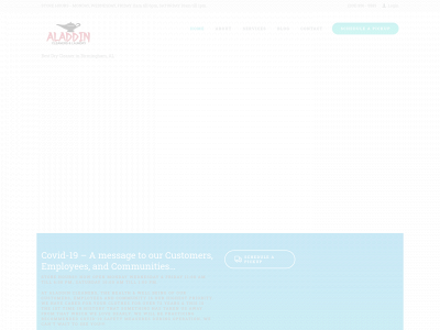 aladdincleaner.com snapshot