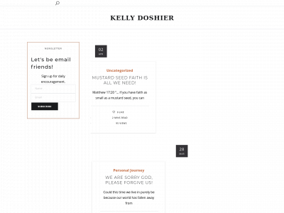kellydoshier.com snapshot
