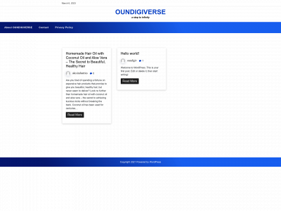 oundigiverse.com snapshot