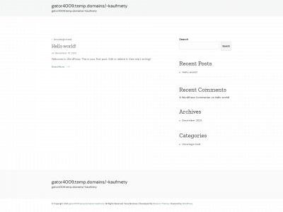 kaufmansociety.com snapshot