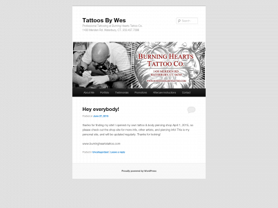 tattoosbywes.com snapshot