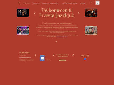 praestoejazzklub.dk snapshot