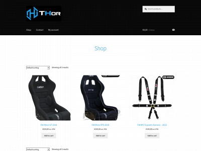 thorracingseats.com snapshot