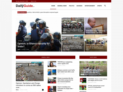 thedailyguidegh.com snapshot