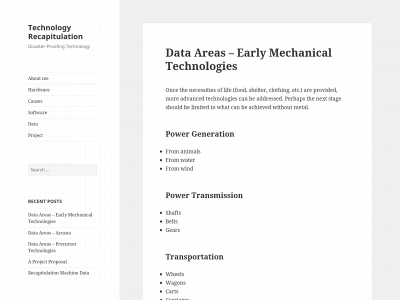 technologyrecapitulation.net snapshot