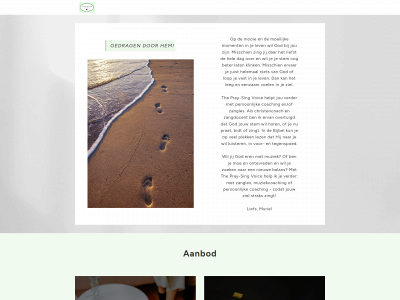 thepraysingvoice.nl snapshot