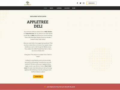 appletreedeli.com snapshot