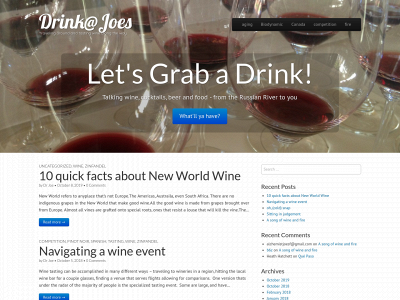 drinkatjoes.net snapshot