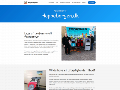 hoppeborgen.dk snapshot