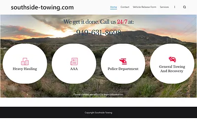 southside-towing.com snapshot