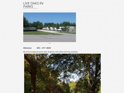 liveoaksrvpark.com snapshot