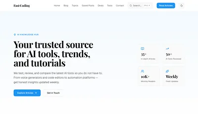 fastcoding.dev snapshot
