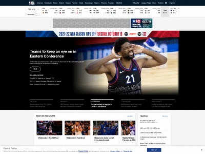 nba.com snapshot