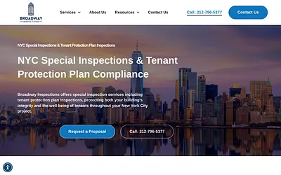 broadwayinspections.com snapshot