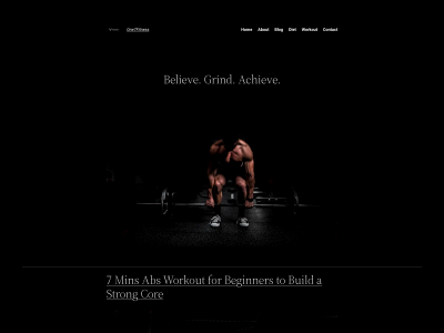 one7fitness.com snapshot